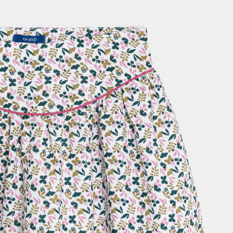 Okaidi Φούστα κοντή με τυπωμένα σχέδια γκρι για κορίτσια