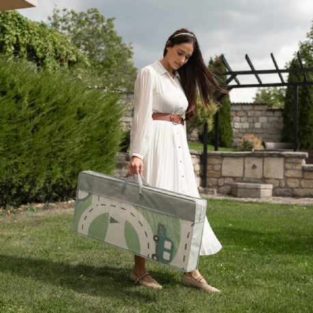 Ισοθερμικό χαλάκι παιχνιδιού διπλής όψης Lorelli® Premium Blue 180x200 cm