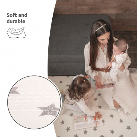 Ισοθερμικό χαλάκι παιχνιδιού διπλής όψης Lorelli® Premium Blue 180x200 cm