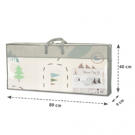 Ισοθερμικό χαλάκι παιχνιδιού διπλής όψης Lorelli® Premium Blue 180x200 cm