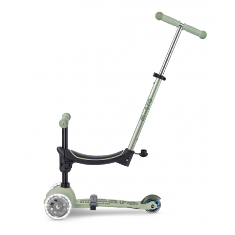 Τρίκυκλο πατίνι Mini Micro Deluxe Rock &amp; Go LED Olive Sage