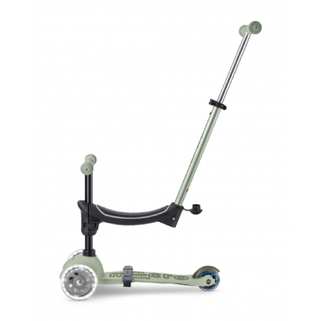 Τρίκυκλο πατίνι Mini Micro Deluxe Rock &amp; Go LED Olive Sage