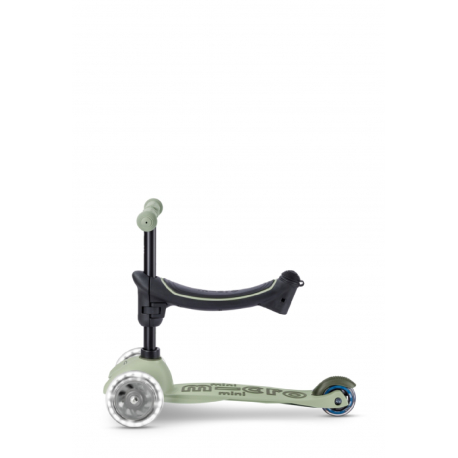 Τρίκυκλο πατίνι Mini Micro Deluxe Rock &amp; Go LED Olive Sage