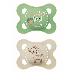 Πιπίλες MAM Original 2-6 μηνών Unisex, σετ των 2