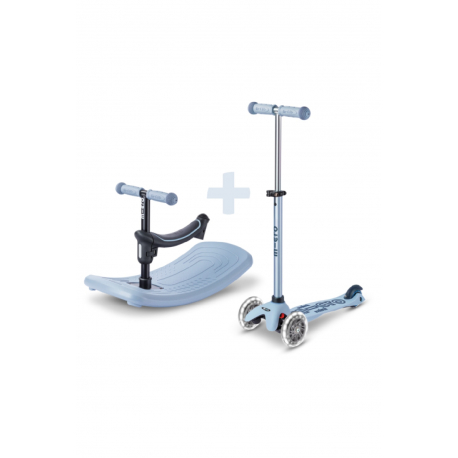 Τρίκυκλο πατίνι Mini Micro Deluxe Rock &amp; Go LED Ocean Slate