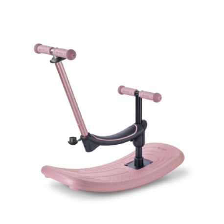 Τρίκυκλο πατίνι Mini Micro Deluxe Rock &amp; Go LED Dusty Rose