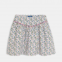 Okaidi Φούστα κοντή με τυπωμένα σχέδια γκρι για κορίτσια