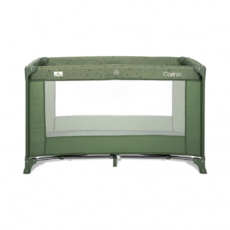 Παρκοκρέβατο 1 επιπέδου Lorelli® Classic Carina Oil Green Stars