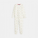 Okaidi Ensemble de pyjama blanc a motif festif Fille