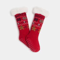 Obaibi Chaussettes antiglisse rouge bebe garcon