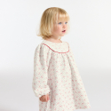 Obaibi Robe ample imprimee et legging blanc bebe fille