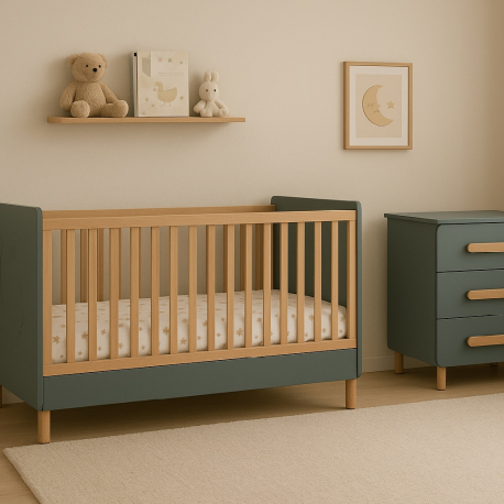 Κρεβάτι Santa Bebe Aster Emerald Green