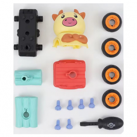 Συναρμολογούμενα ζωάκια - αυτοκίνητα Lazarid Pets DIY Car