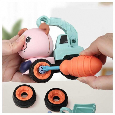 Συναρμολογούμενα ζωάκια - αυτοκίνητα Lazarid Pets DIY Car