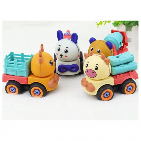 Συναρμολογούμενα ζωάκια - αυτοκίνητα Lazarid Pets DIY Car