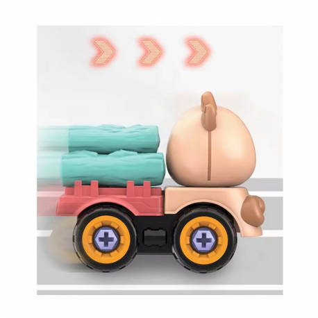 Συναρμολογούμενα ζωάκια - αυτοκίνητα Lazarid Pets DIY Car