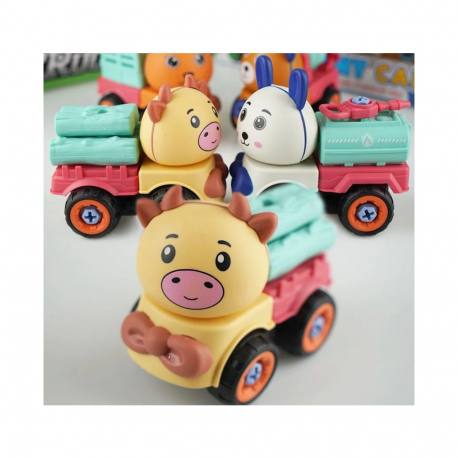 Συναρμολογούμενα ζωάκια - αυτοκίνητα Lazarid Pets DIY Car