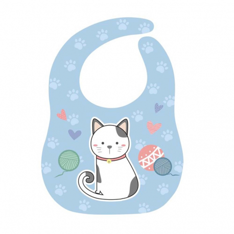 Σαλιάρα σιλικόνης Lazarid Γατούλα