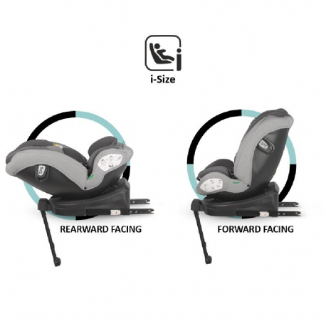 Κάθισμα αυτοκινήτου i-Size Coccolle Sidra Moonlit Grey 40-150 cm