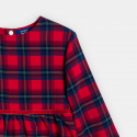 Okaidi Robe a carreaux rouge Fille