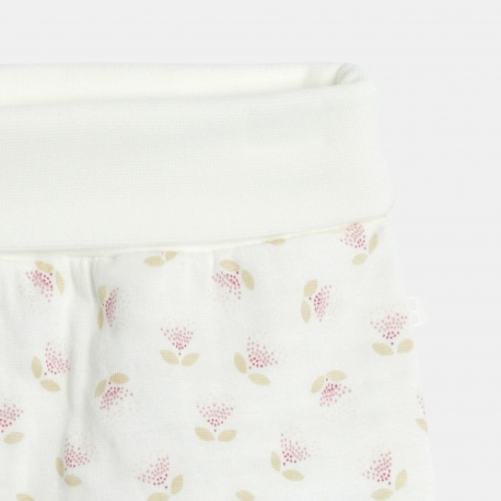 Obaibi Σύνολο από 3 βαμβακερά κομμάτια φλοράλ ροζ για νεογέννητα κοριτσάκια