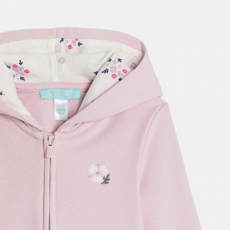 Obaibi Φούτερ με κουκούλα από χνουδωτό ύφασμα για μωρά κοριτσάκια
