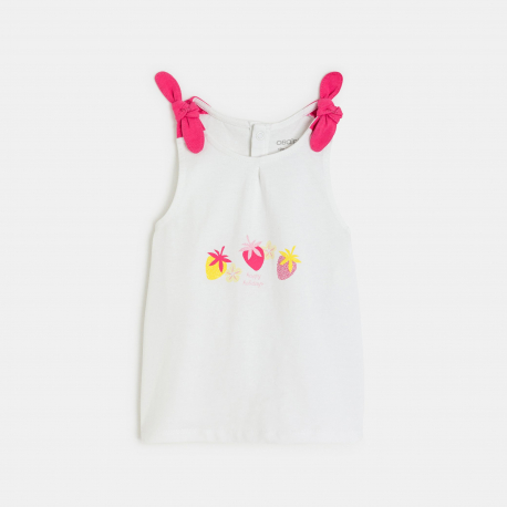 Obaibi Φανελάκι αμάνικο με φιόγκους για μωρά κοριτσάκια