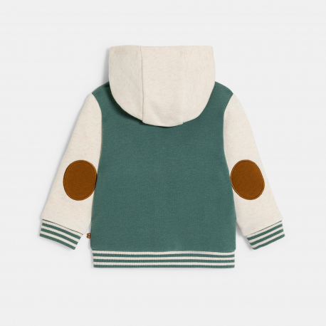 Obaibi Σακάκι teddy με κουκούλα από φλις για μωρά αγοράκια