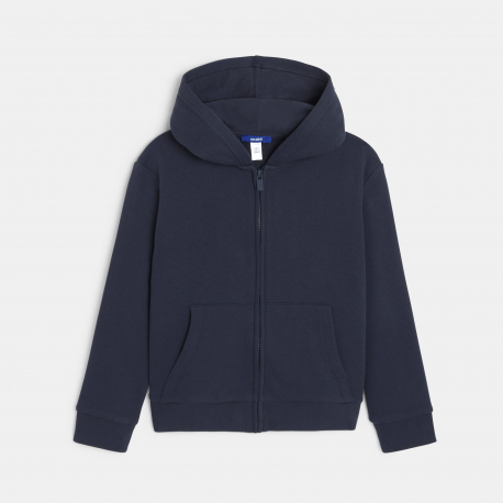 Okaidi Φούτερ με φερμουάρ και κουκούλα πράσινο για αγόρια