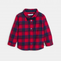 Obaibi Chemise a carreaux rouge bebe garcon