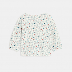 Obaibi Μπλούζα με γατάκια λευκή για μωρά κοριτσάκια