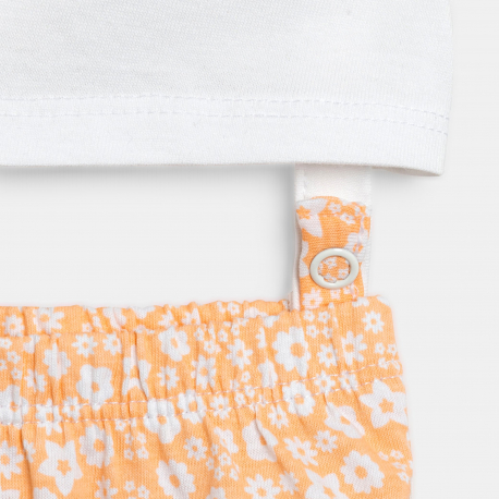 Obaibi Πιτζάμα σε δύο τεμάχια, ανανάς, ροζ  για μωρά κοριτσάκια