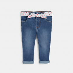Obaibi Τζιν παντελόνι πολύ ελαστικό μπλε για μωρά κοριτσάκια