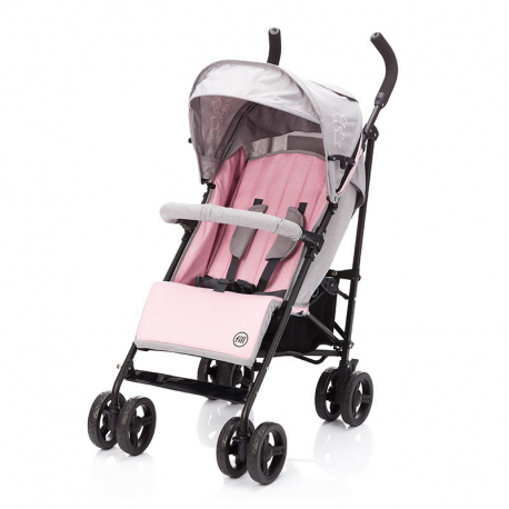 Καρότσι Fillikid Explorer Pink - Light Grey Melange