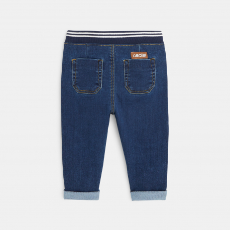 Obaibi Τζιν παντελόνι, άνετο, πολύ ελαστικό, μπλε για μωρά αγοράκια