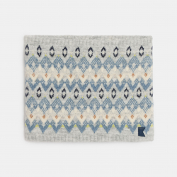 Okaidi Snood gris motif scandinave Garcon