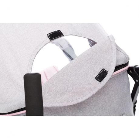 Καρότσι Fillikid Explorer Pink - Light Grey Melange