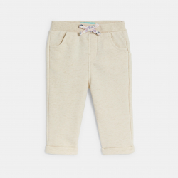 Obaibi Παντελόνι φόρμας από χνουδωτό ύφασμα για μωρά κοριτσάκια