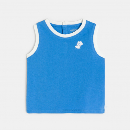 Obaibi Φανελάκι αμάνικο από μακό για μωρά αγοράκια