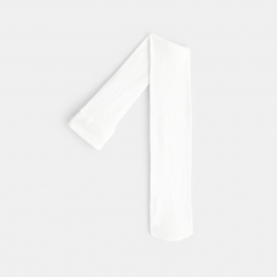 Obaibi Καλσόν κομψό με μοτίφ δανδέλας αζούρ λευκό για μωρά κοριτσάκια