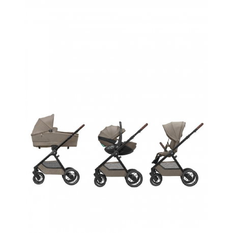 Σύστημα 3σε1 Maxi-Cosi® Oxford Twillic Truffle + Δώρο βάση FamilyFix 360 Pro