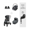 Σύστημα 3σε1 Maxi-Cosi® Oxford Twillic Graphite + Δώρο βάση FamilyFix 360 Pro