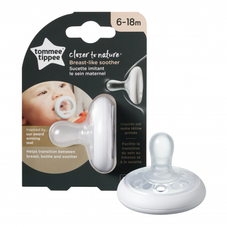 Tommee tippee πιπίλα Closer to nature Breast-like 6-18M