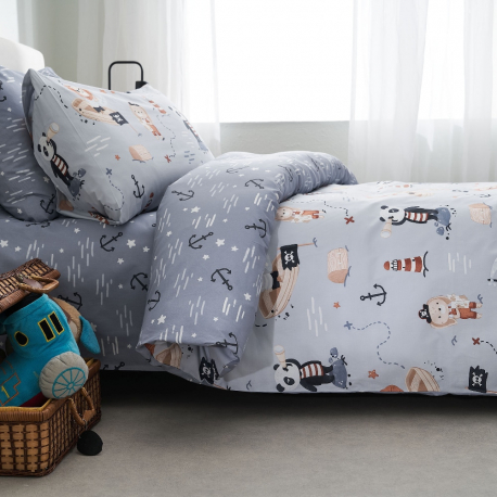 Σετ σεντόνια μονά 3 τμχ Vesta Home Pirate