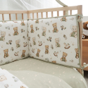 Σετ σεντόνια λίκνου 3 τμχ Vesta Home Teddy