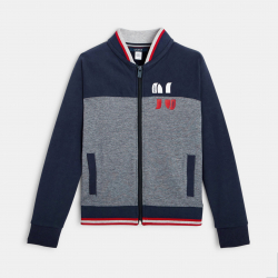 Okaidi Φούτερ με φερμουάρ,  μπλε για αγόρια