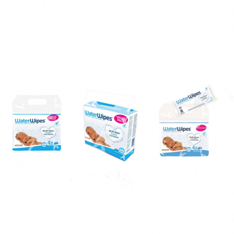 WaterWipes® μωρομάντηλα Value Pack 4 πακέτα 60 τεμαχίων