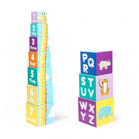 Κύβοι στοίβαξης Boppi® Σαφάρι στη ζούγκλα