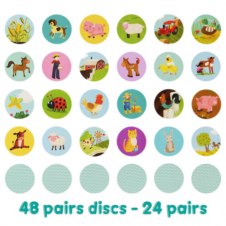 Παιχνίδι μνήμης και αντιστοίχησης Boppi® Αγρόκτημα