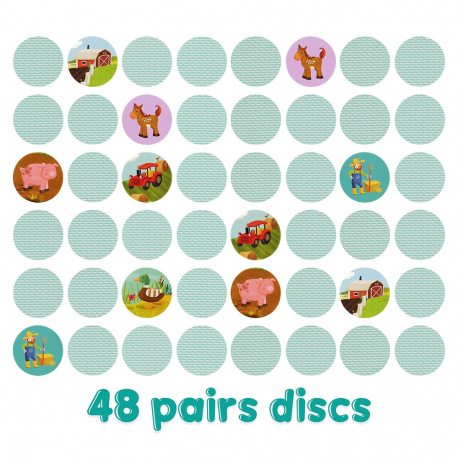 Παιχνίδι μνήμης και αντιστοίχησης Boppi® Αγρόκτημα